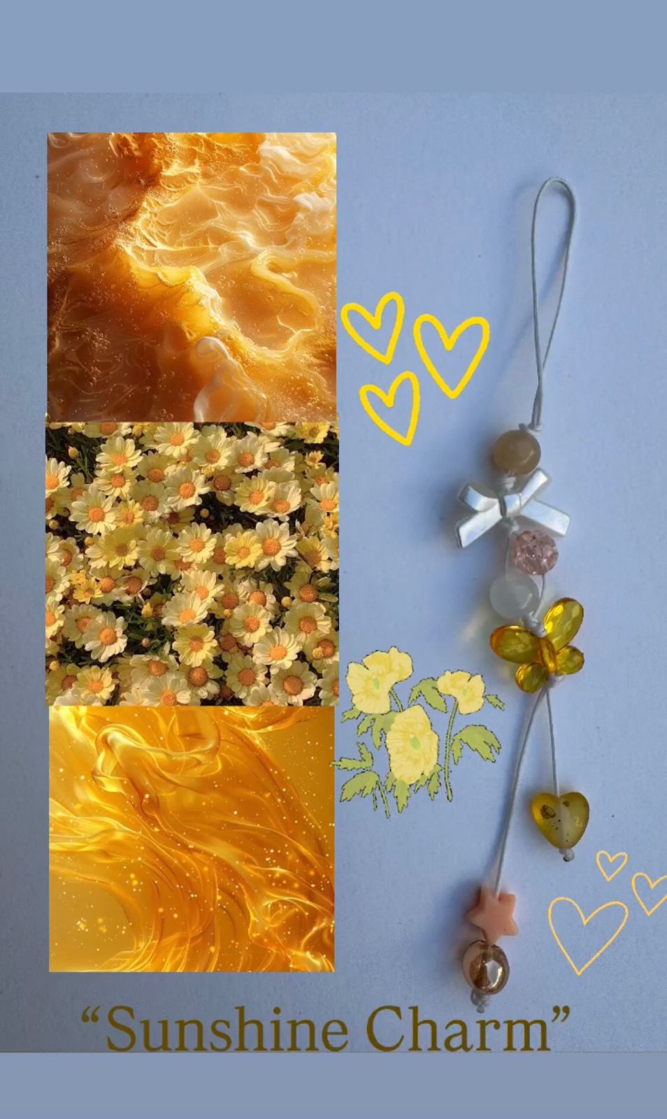 Sunshine Phone Charm