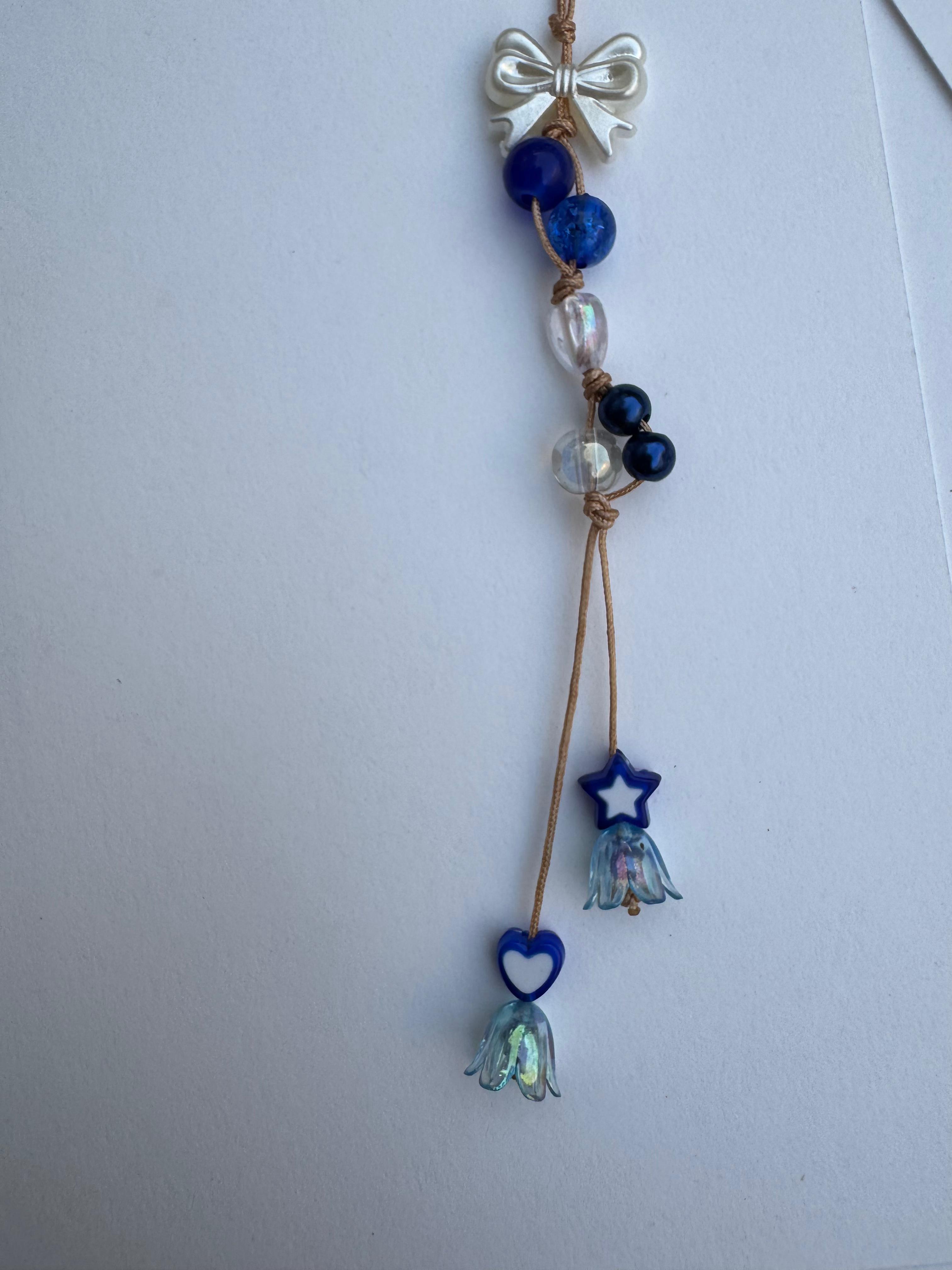 Celestial Blues Phone charm