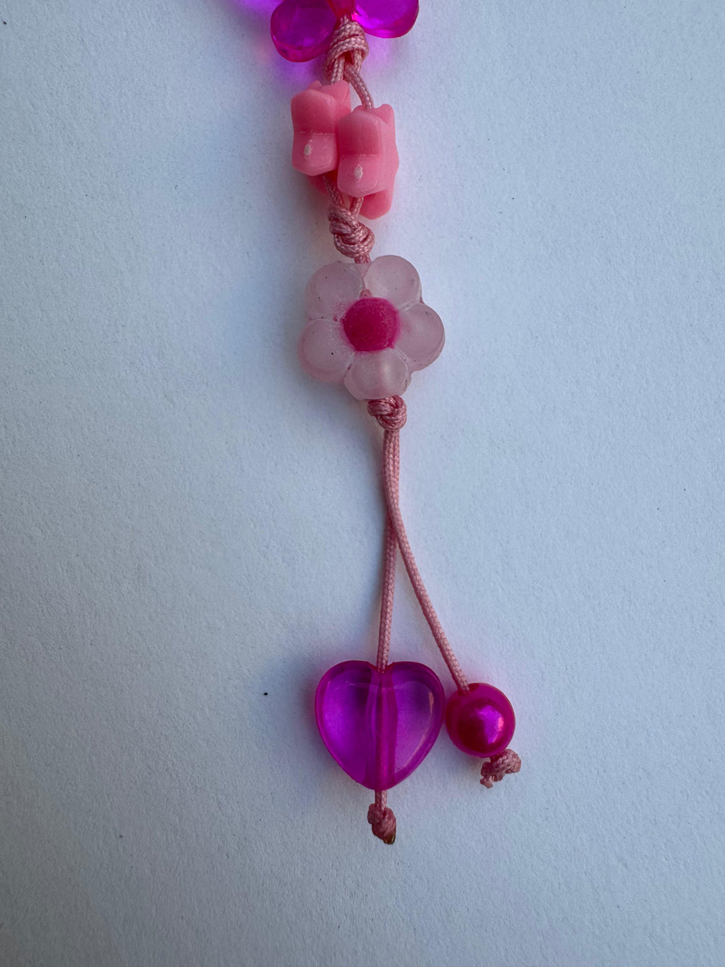 Pink Blossom Phone Charm