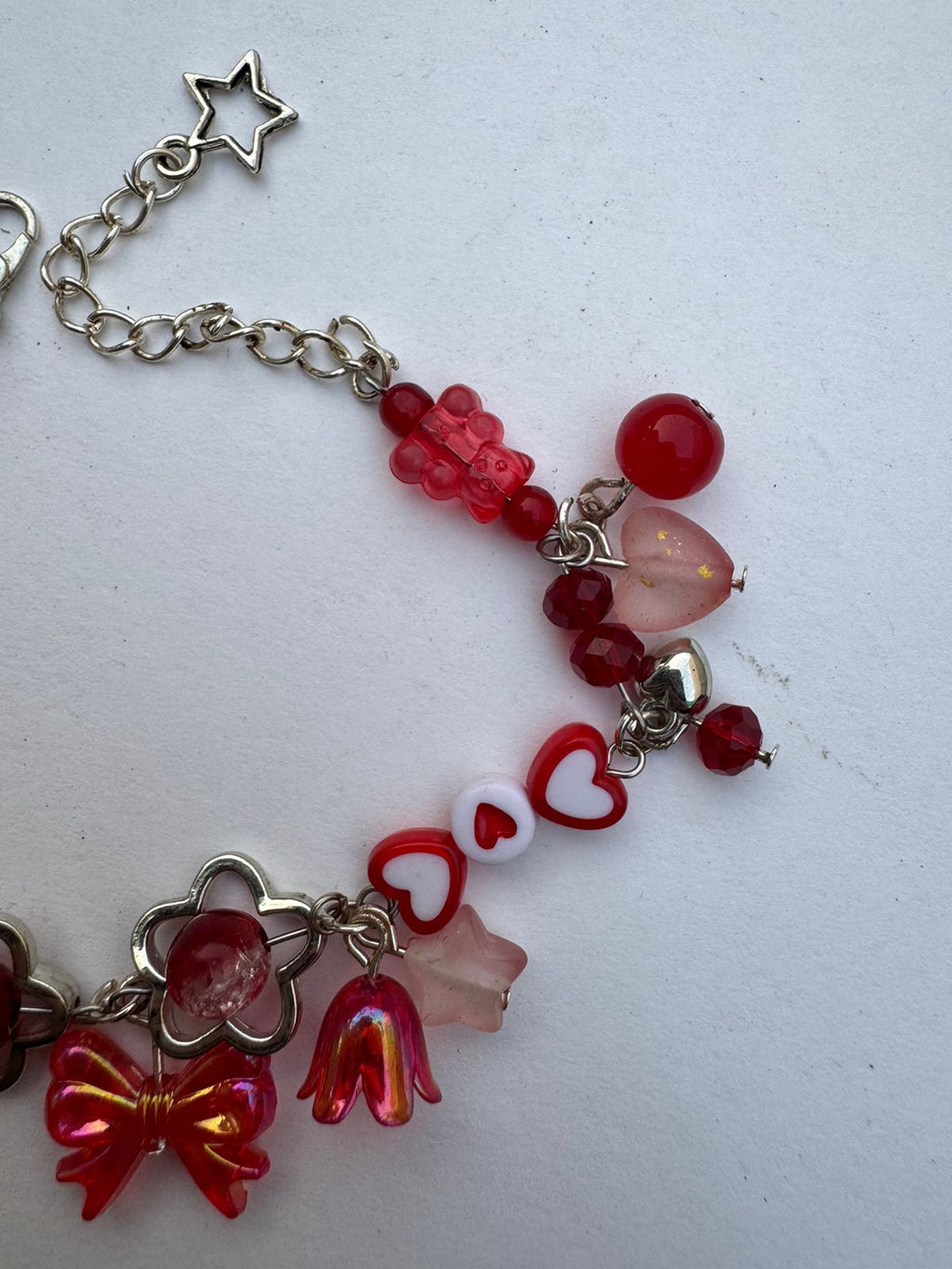 Crimson Heart Bracelet