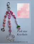 Pink Star Keychain