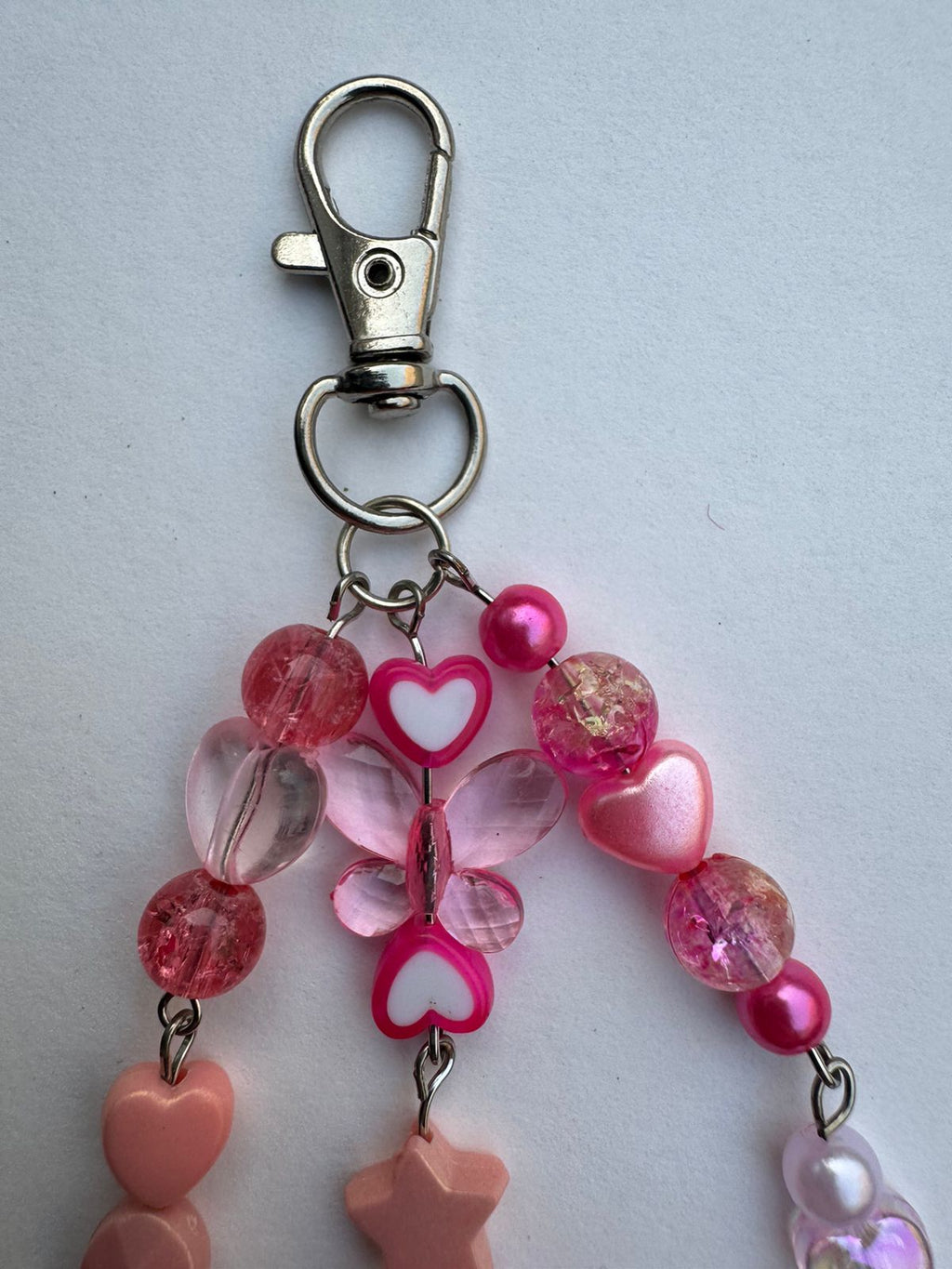 Pink Star Keychain