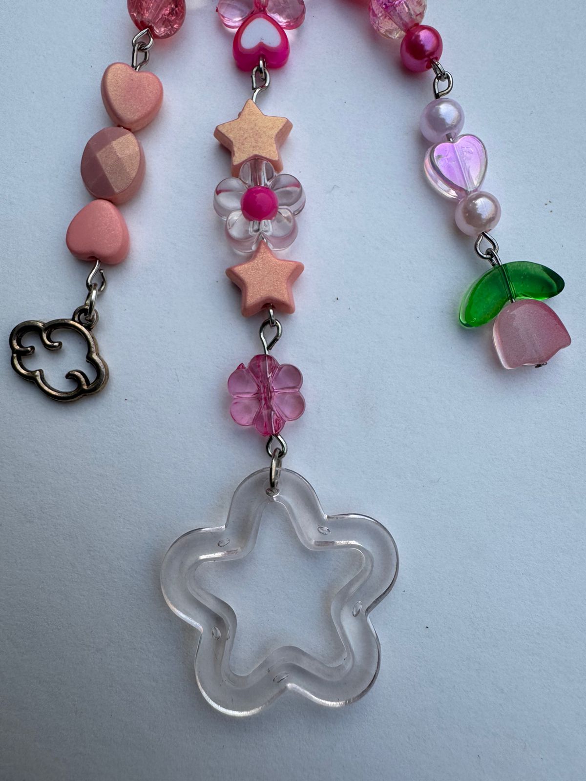 Pink Star Keychain