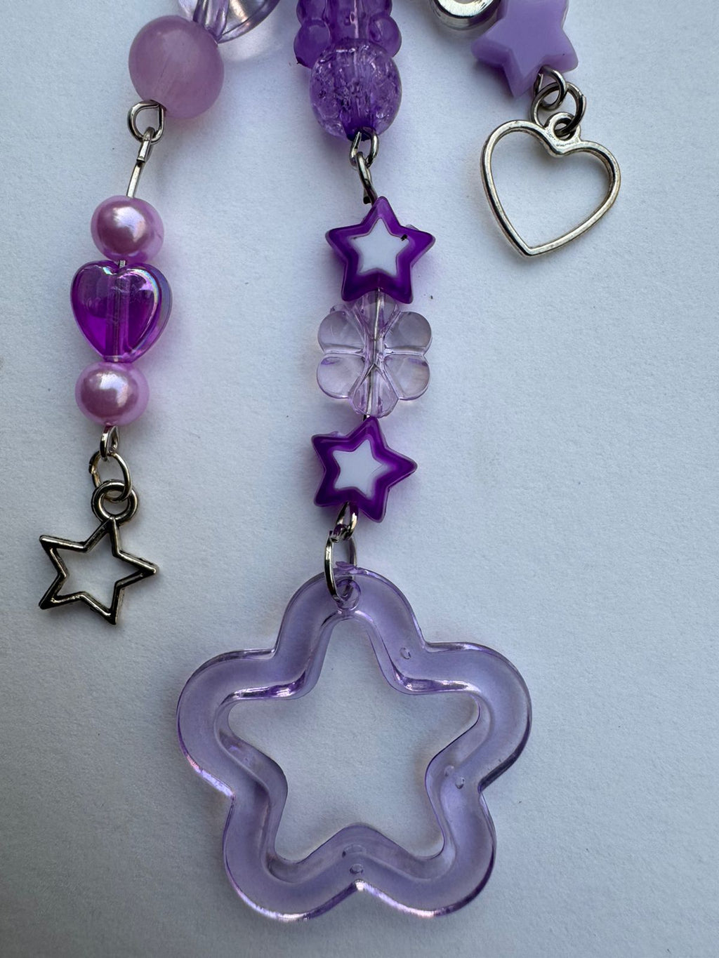Purple Star Keychain