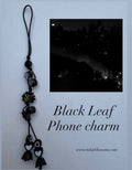 Black Leaf Phonecharm