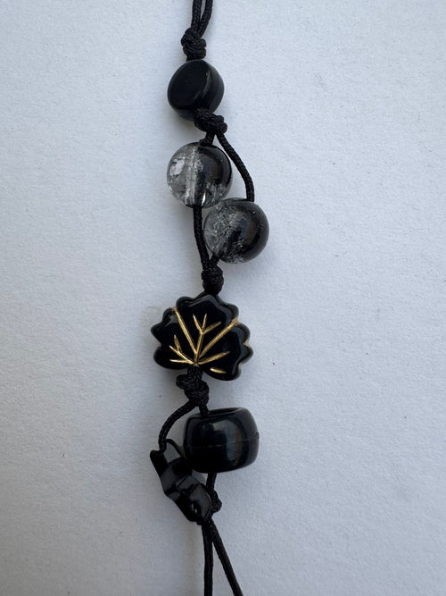 Black Leaf Phonecharm