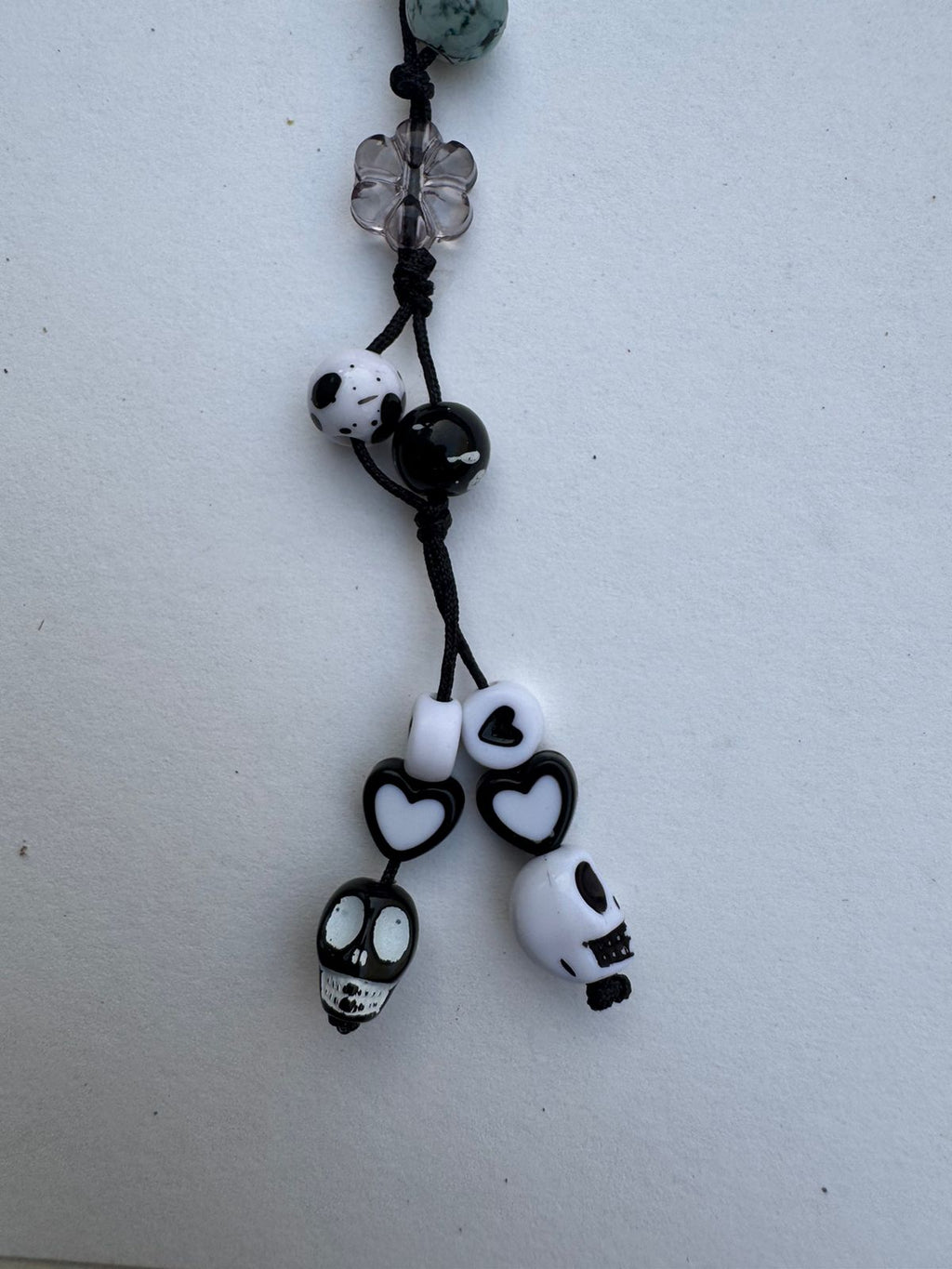 B & W Phone Charm