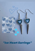 Ice Heart Earrings