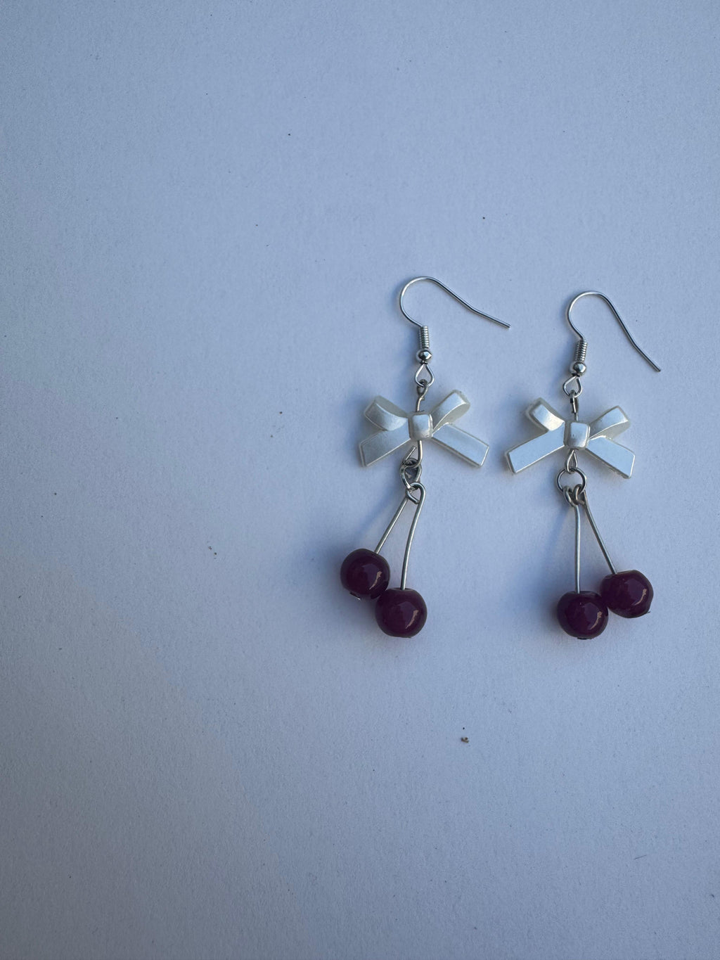 Plum Bow Earrings