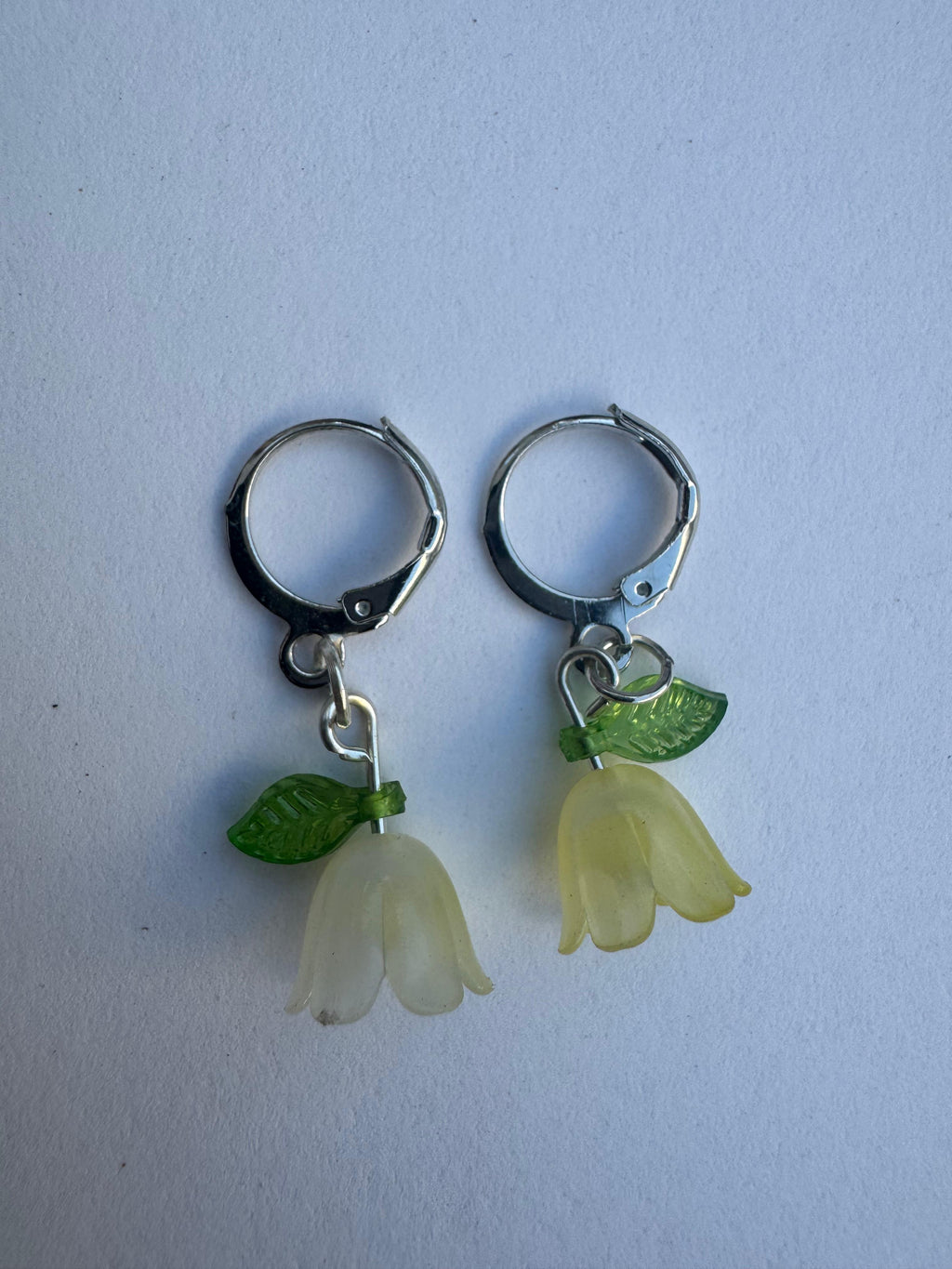 Yellow Bellflower earrings