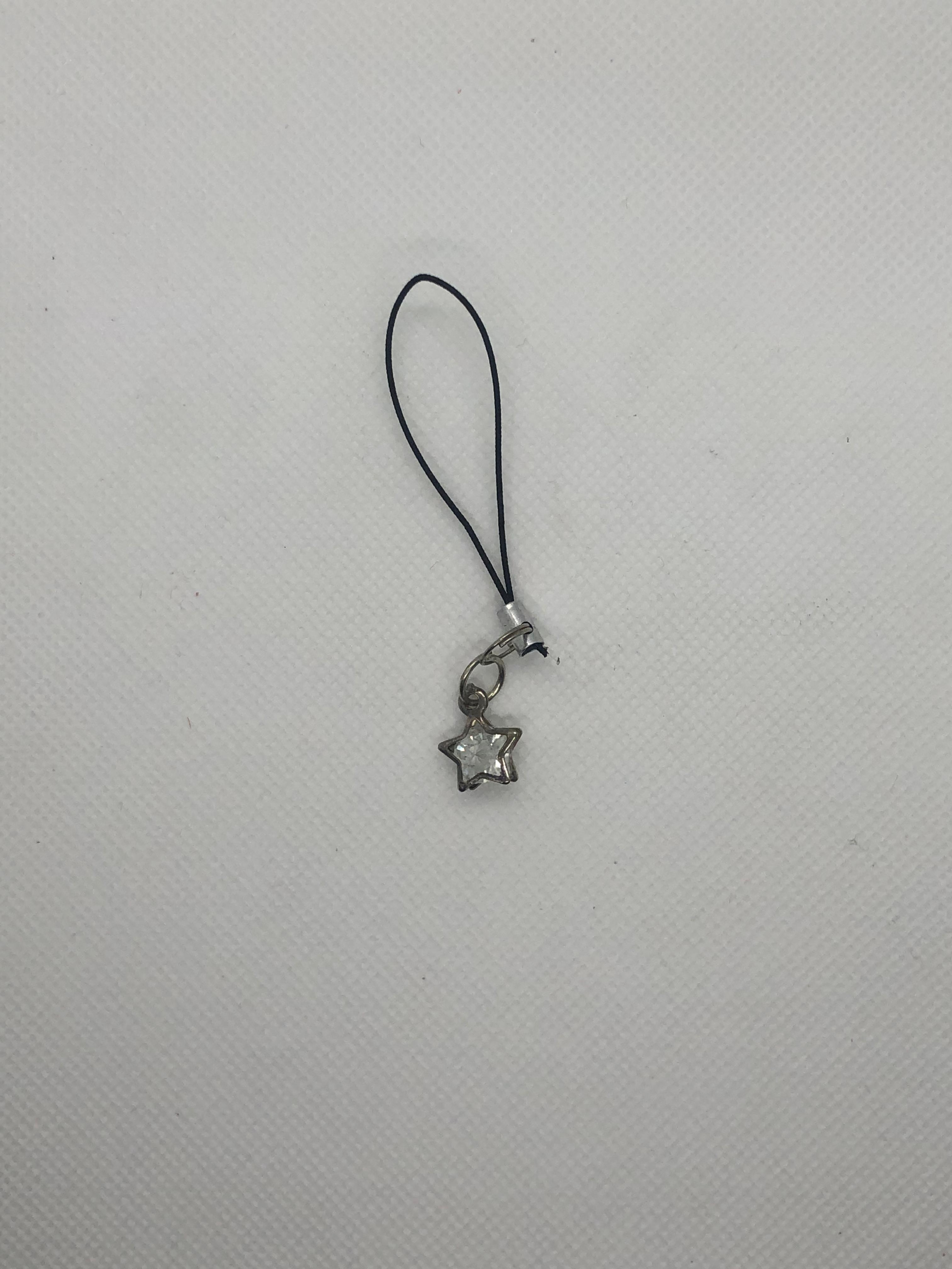 Crystal Star  Phone Charm