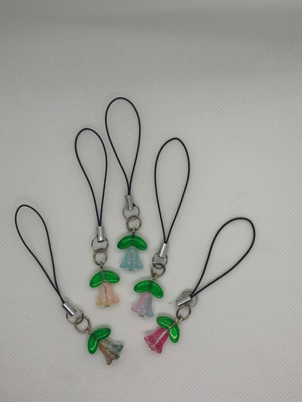 Pack of 5 Tulip Phone Charms