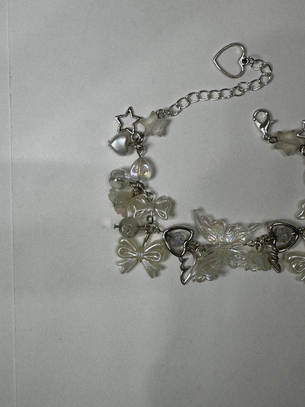 White butterfly bracelet