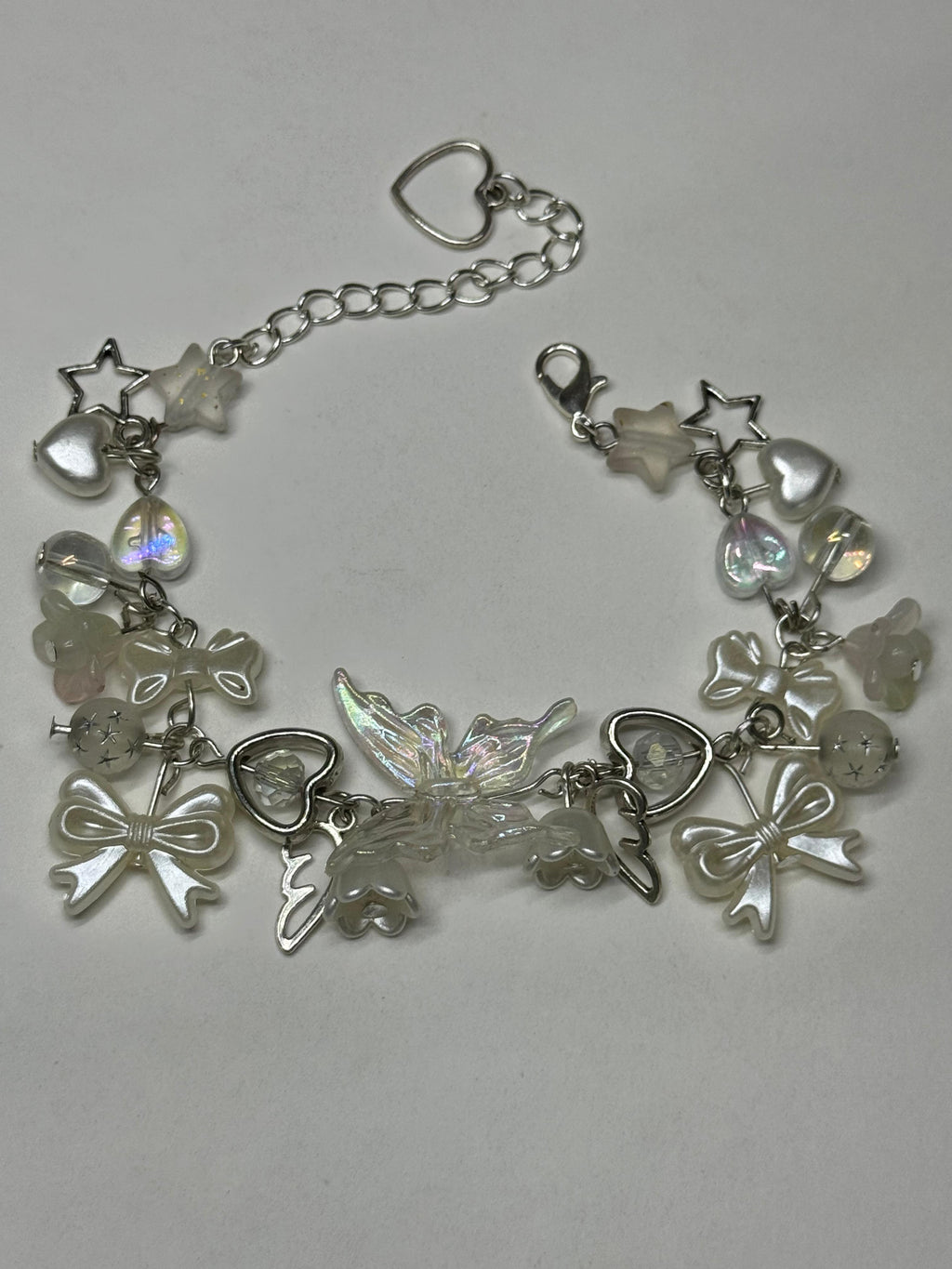 White butterfly bracelet