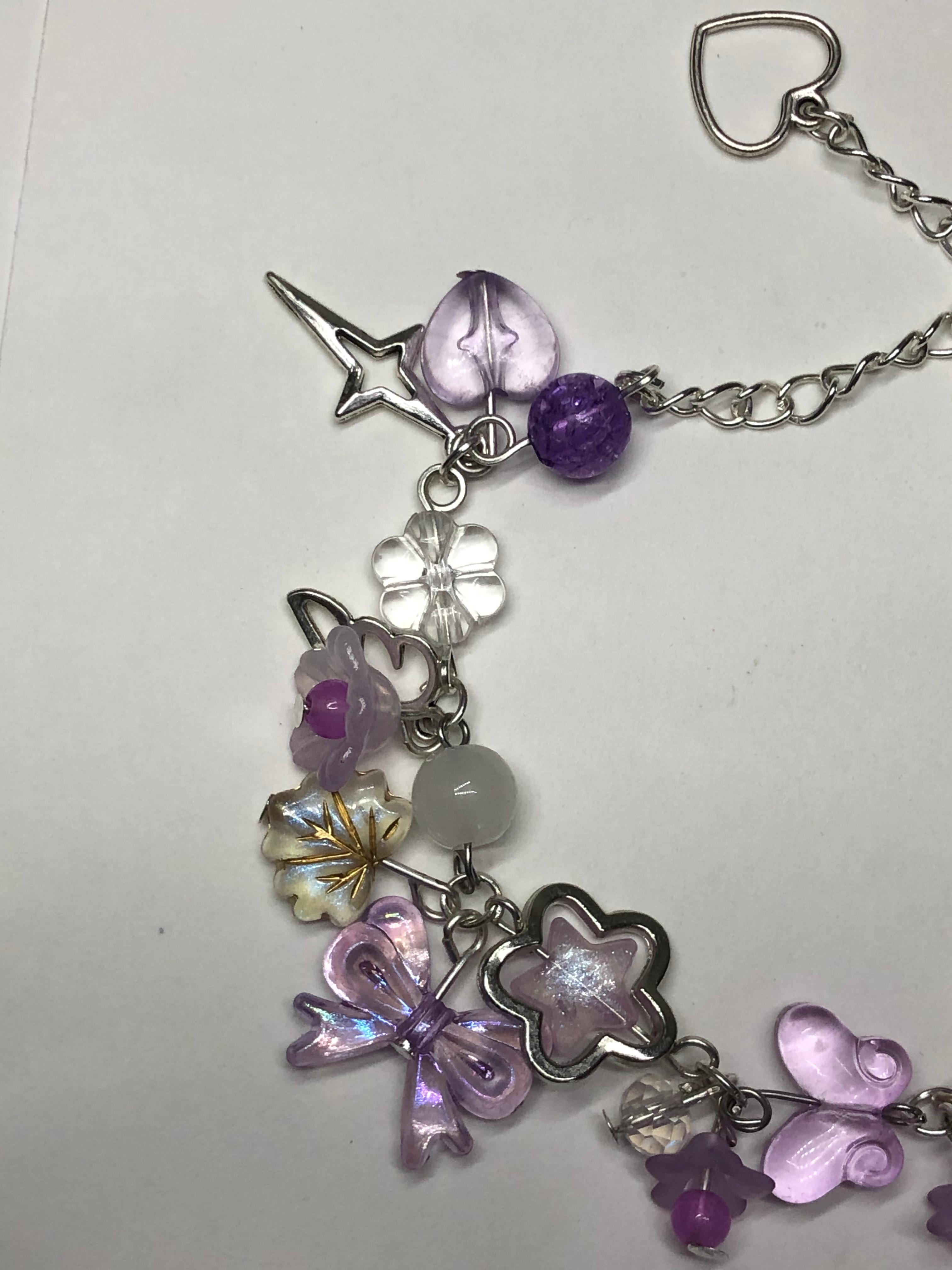 Lavendar whimsy bracelet