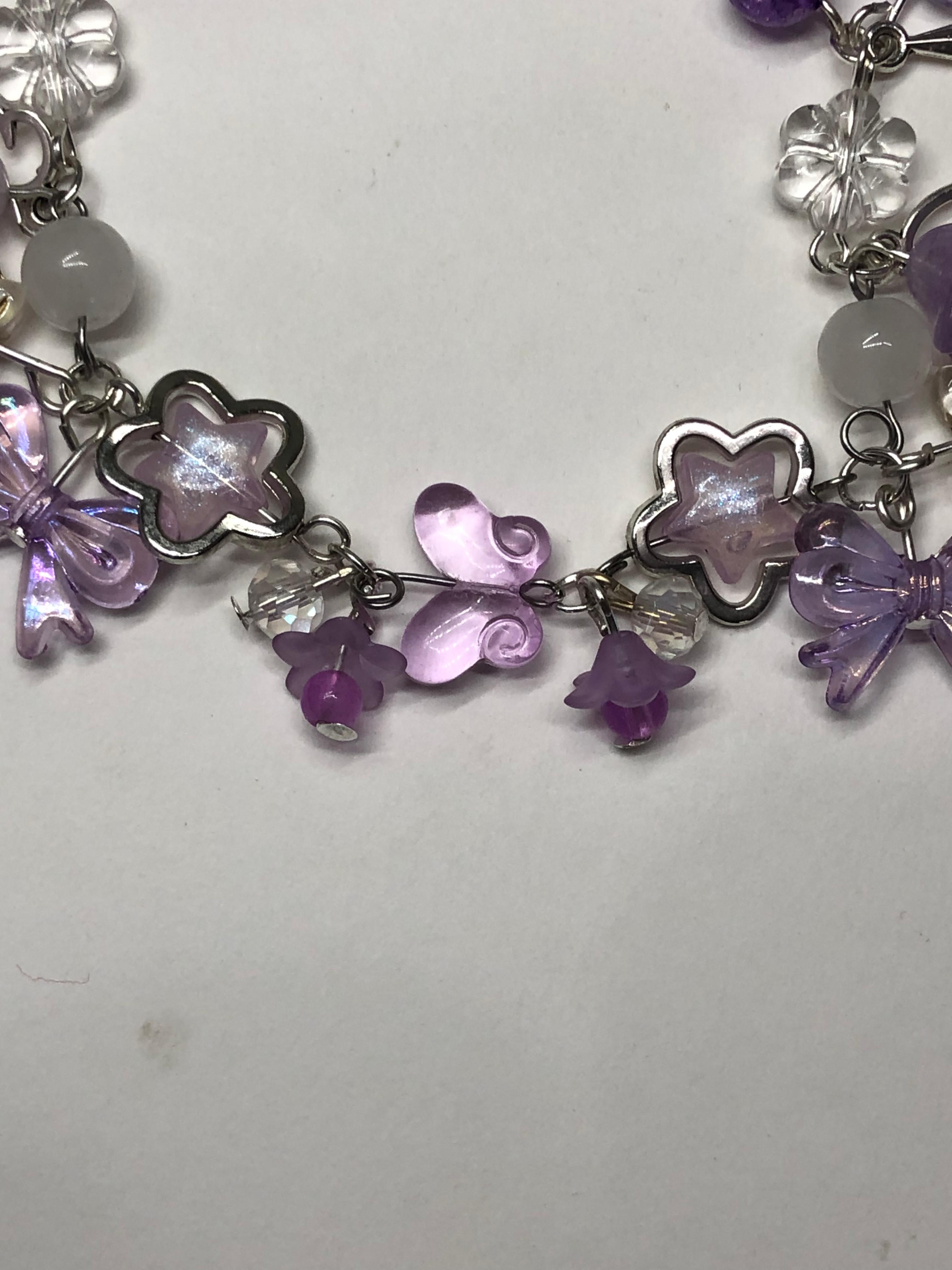 Lavendar whimsy bracelet
