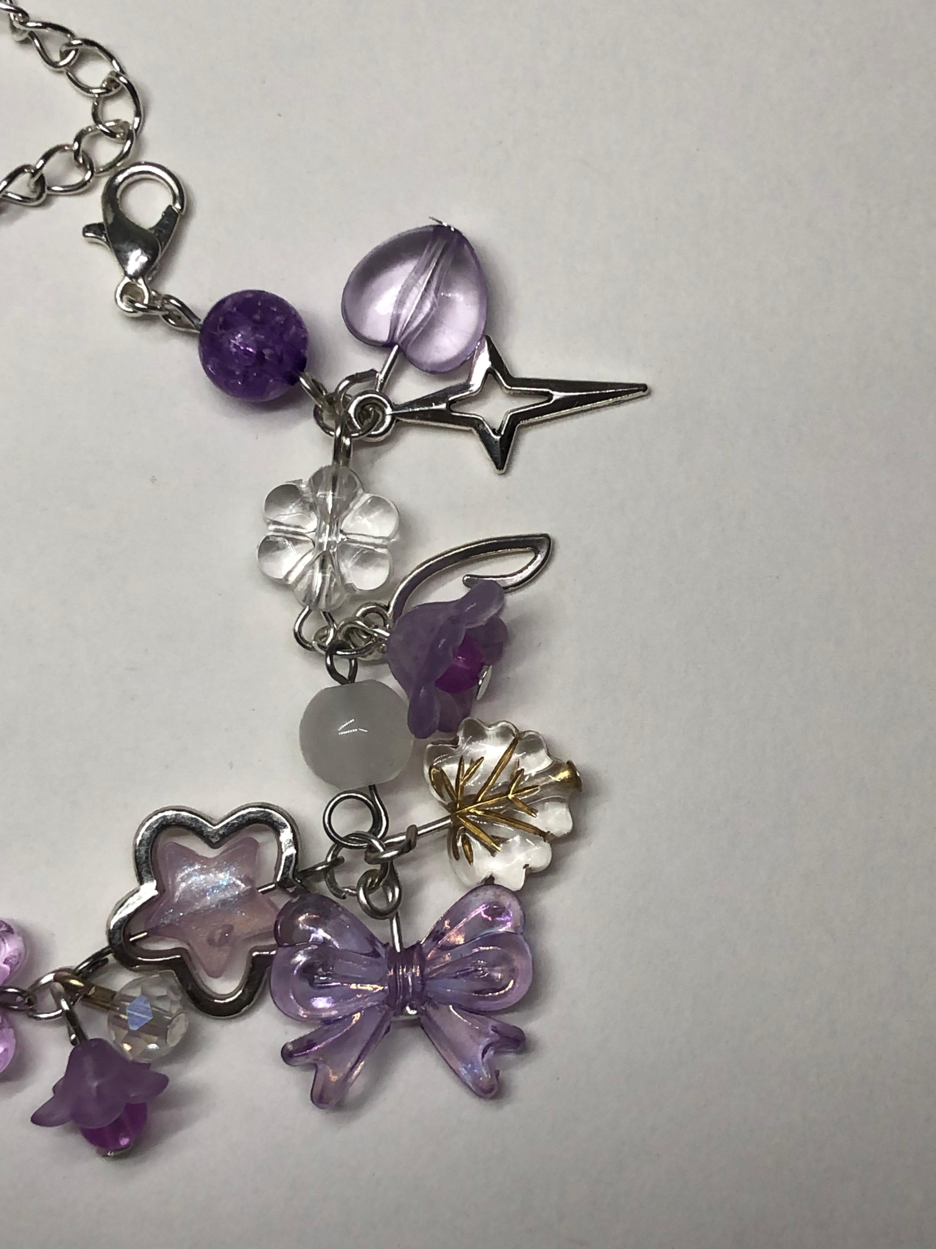 Lavendar whimsy bracelet