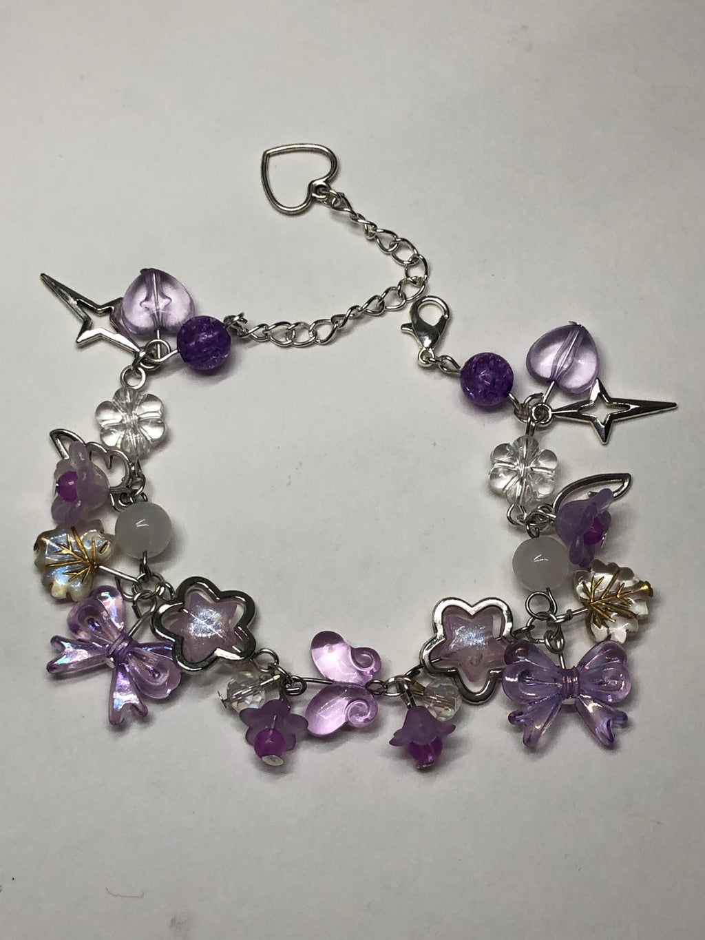Lavendar whimsy bracelet