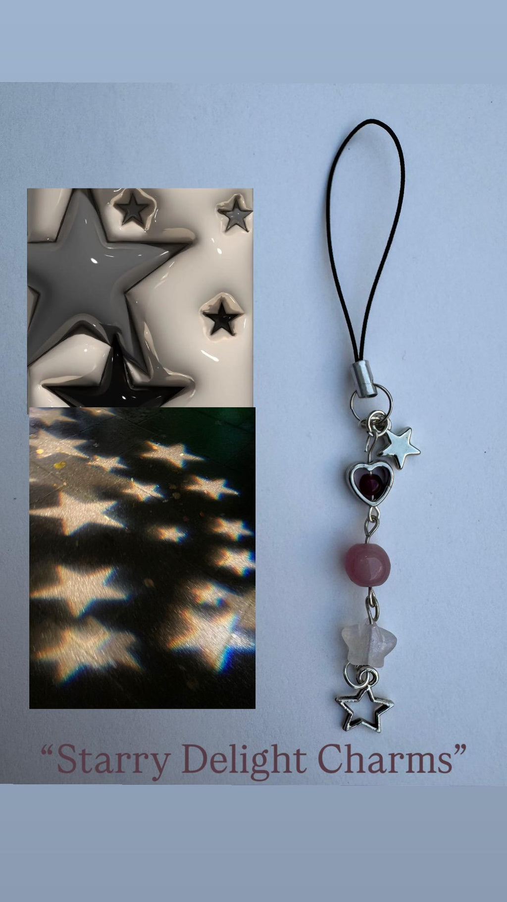 Starry delight phone charm