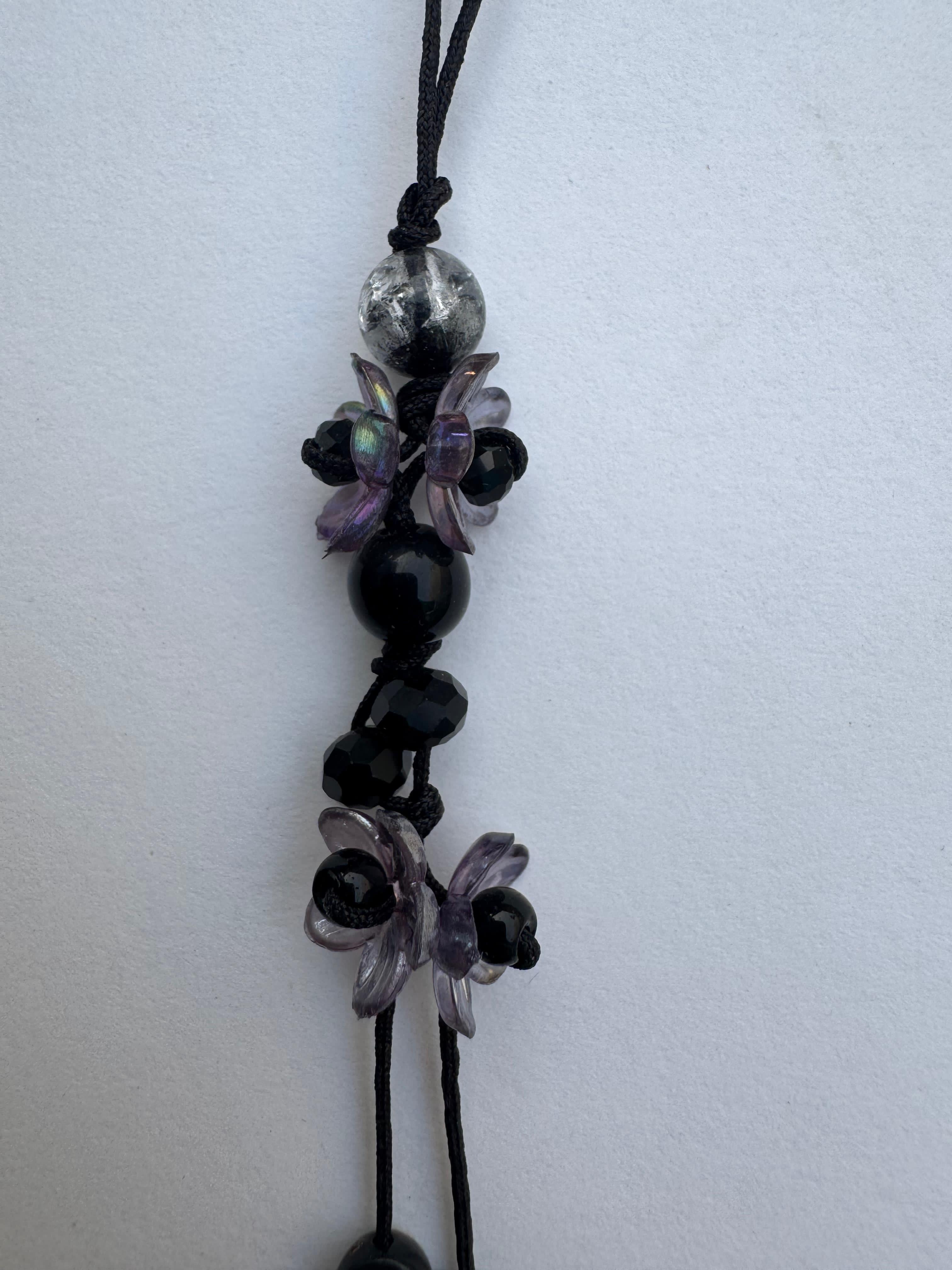 Black Flora Charm