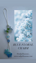 Blue Floral Charm