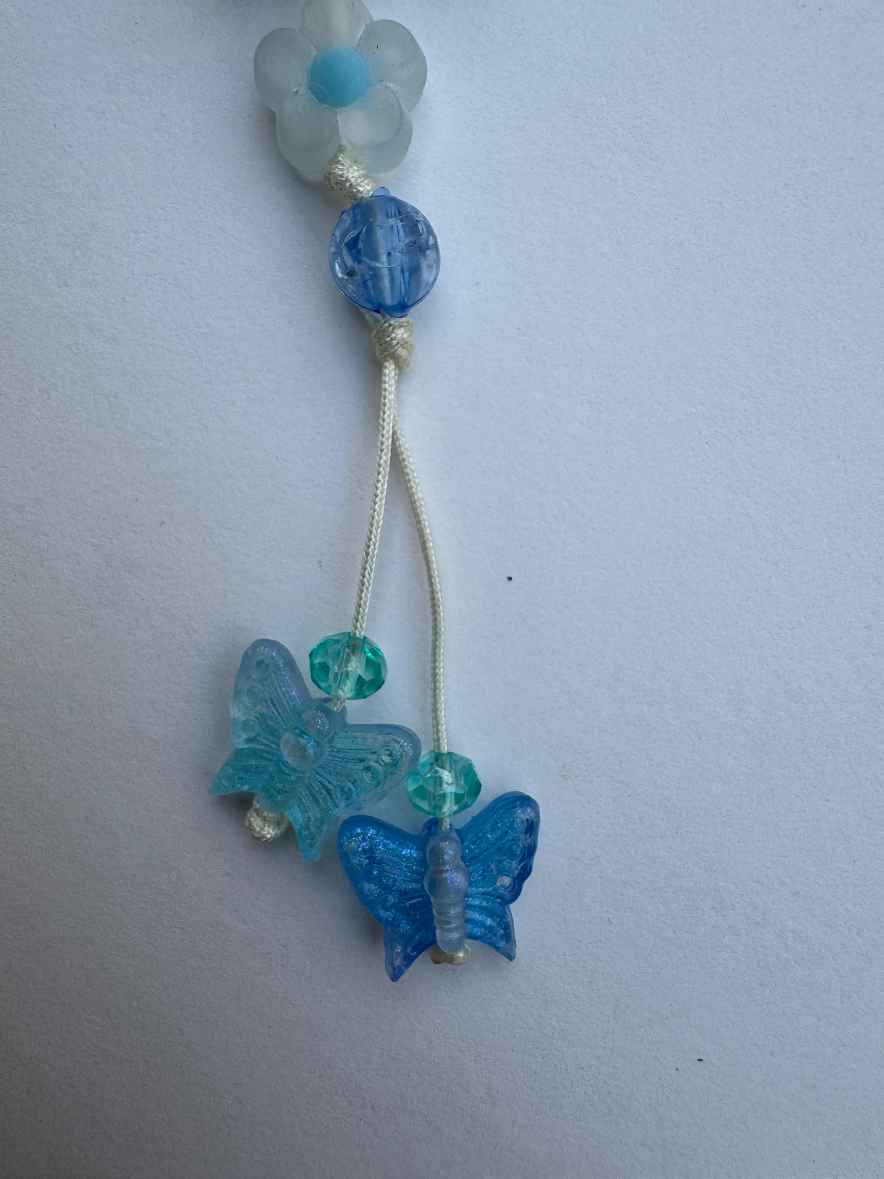 Blue Floral Charm