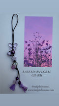 Lavendar Floral Charm