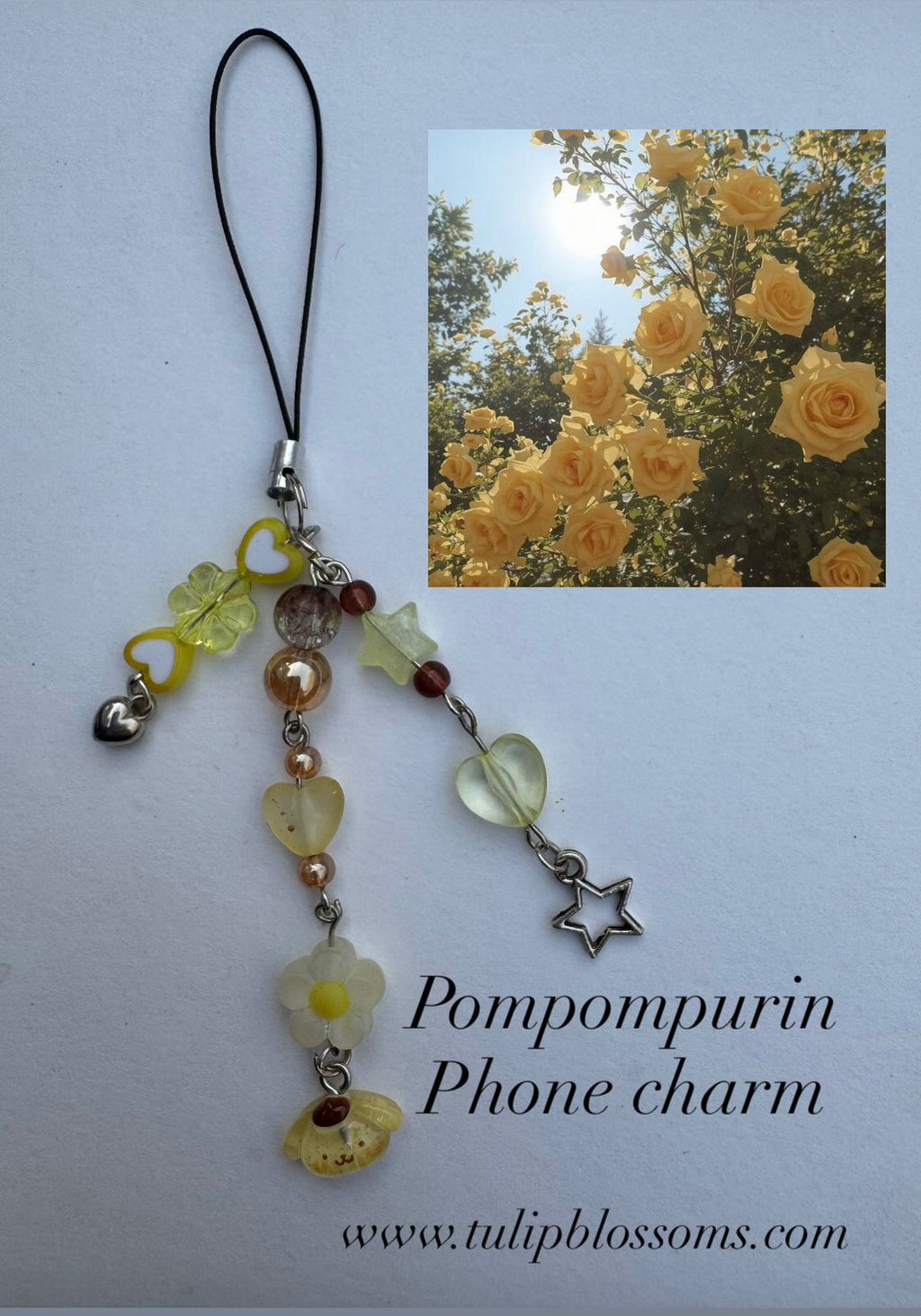 Pompompurin Phone Charm