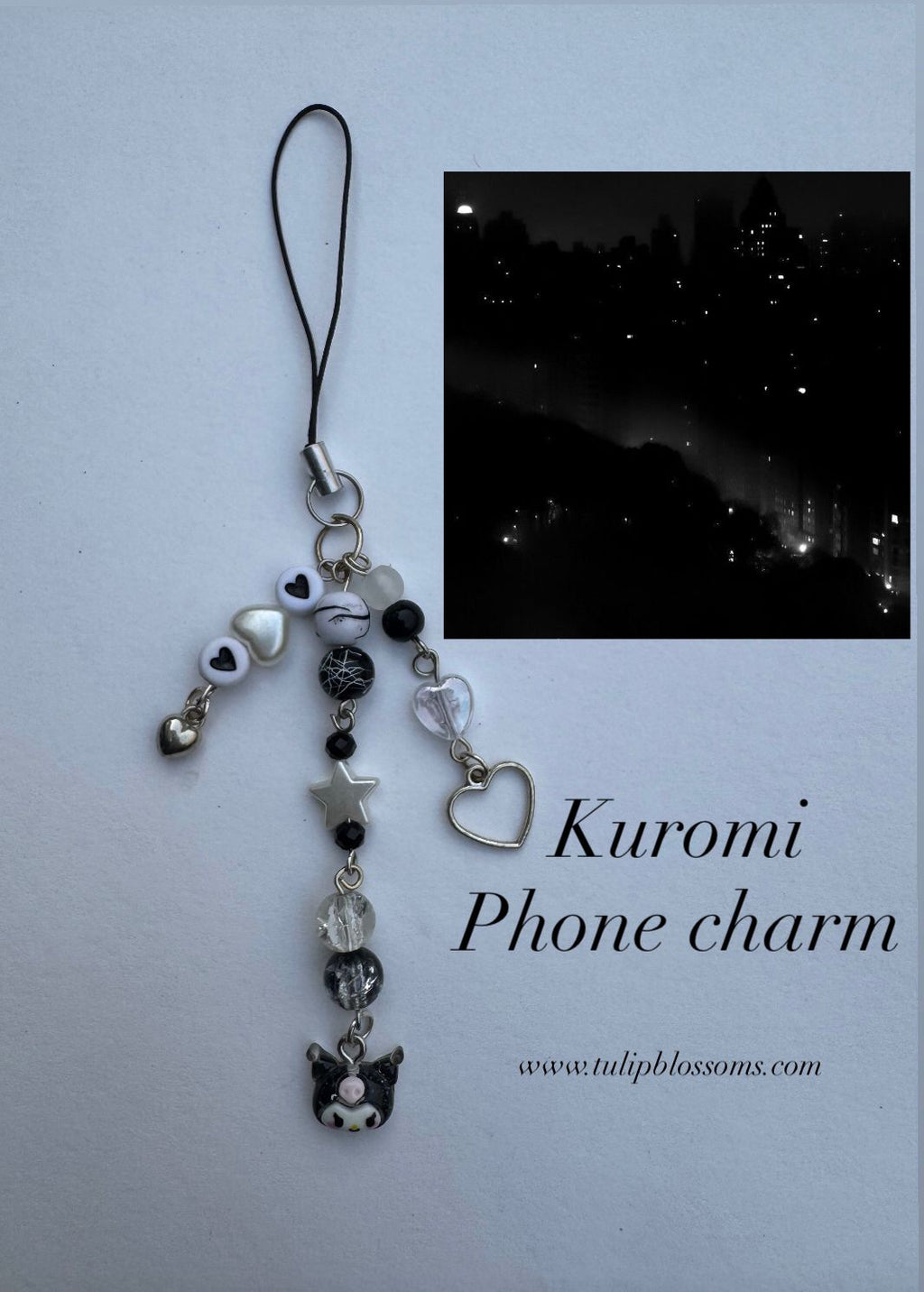 Kuromi Phone Charm