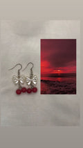 Red Bow Cherry Earrings