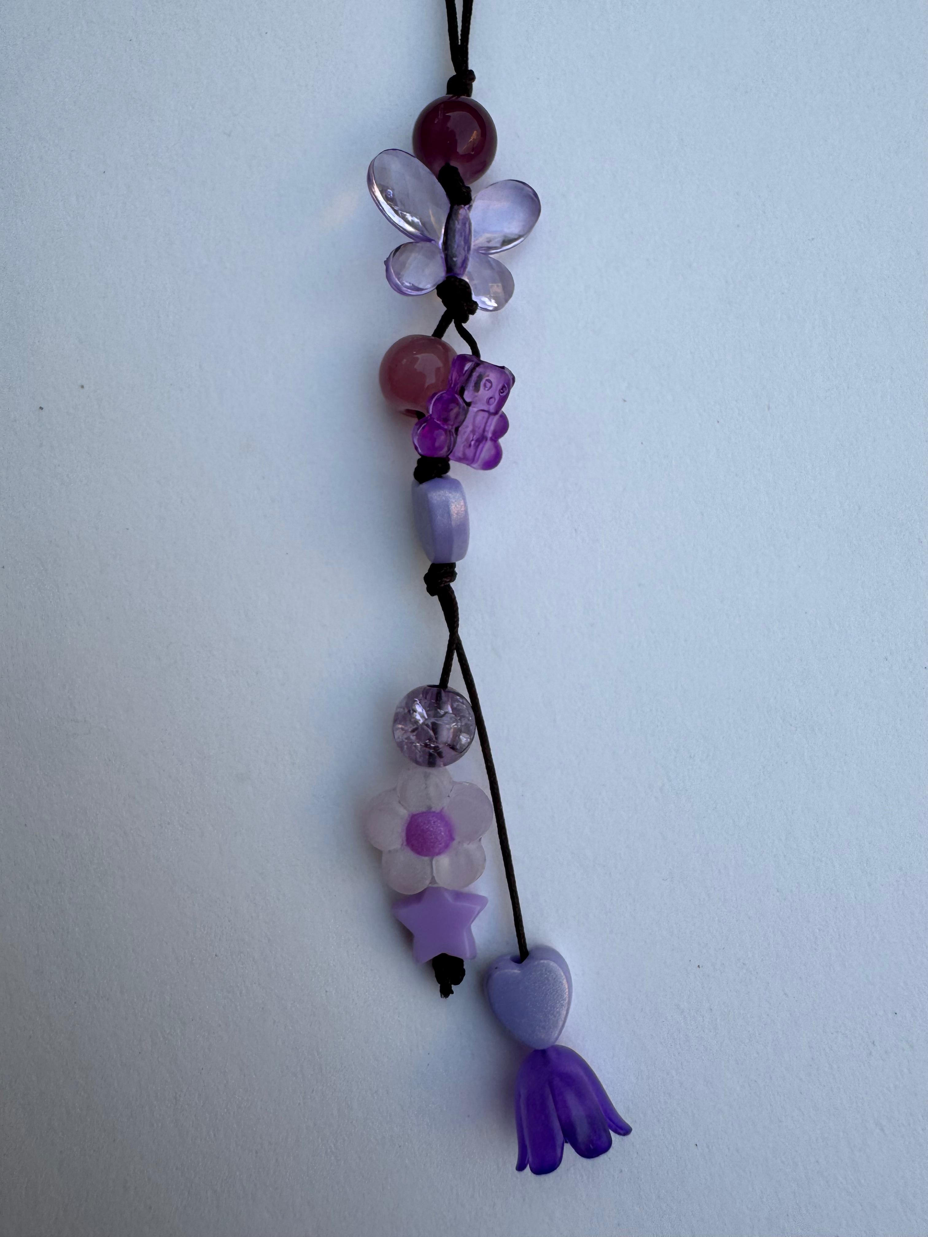 Lavendar Night Phone Charm