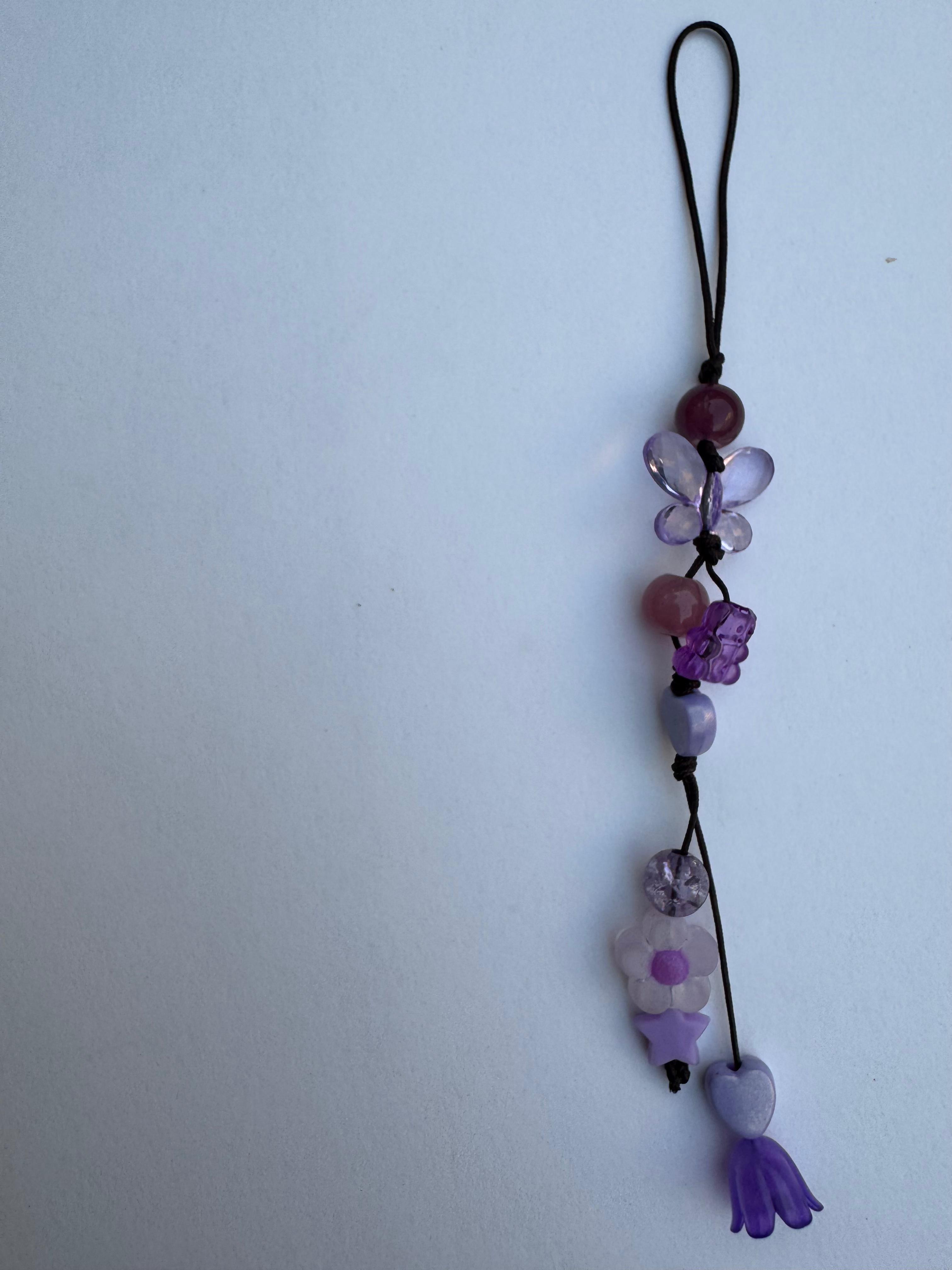Lavendar Night Phone Charm