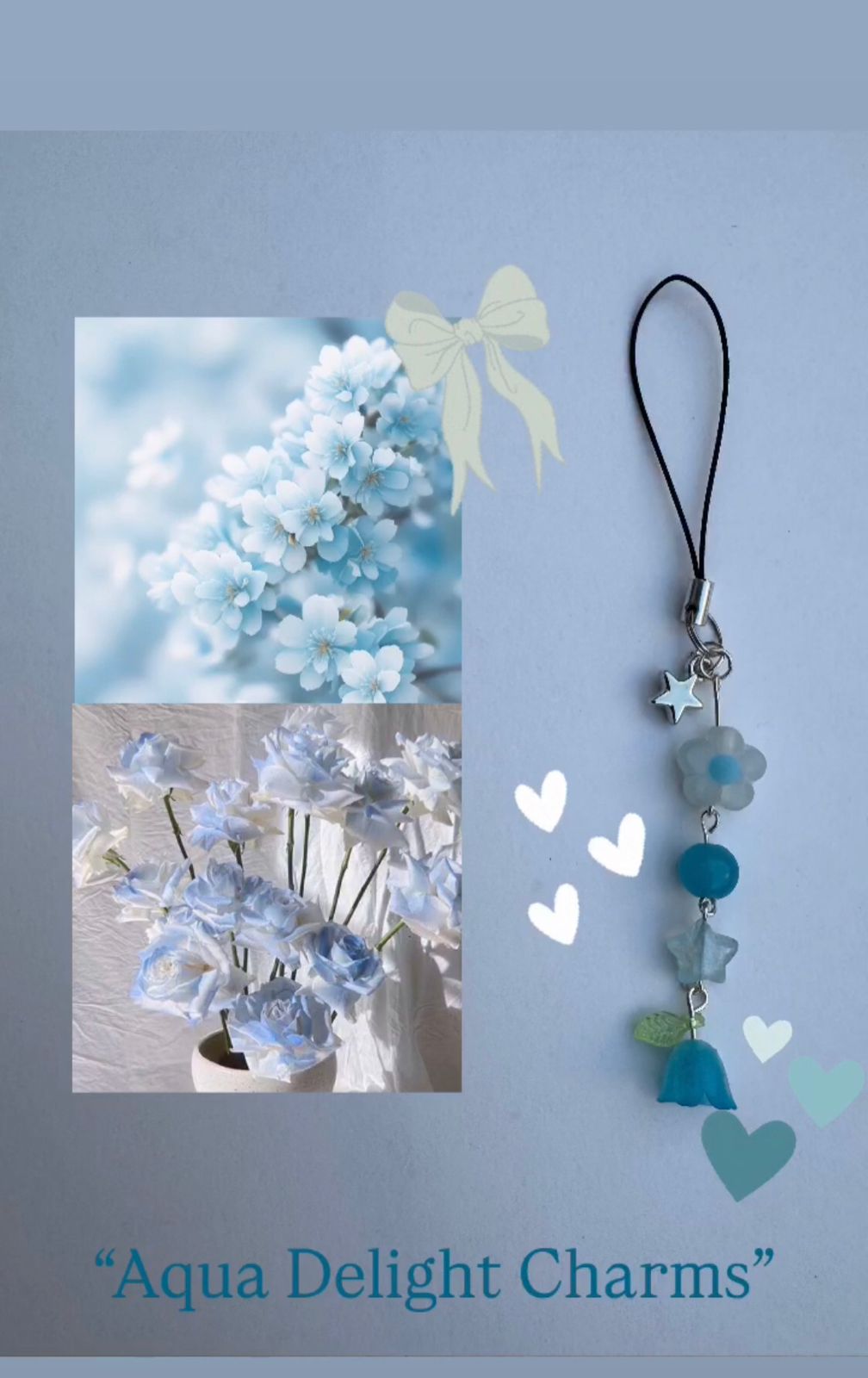 Aqua Delight Phone Charm