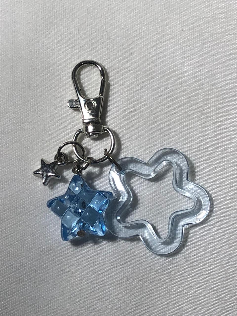 Blue Stars  Keychain