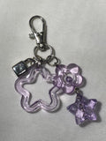 Purple Lock Keychain