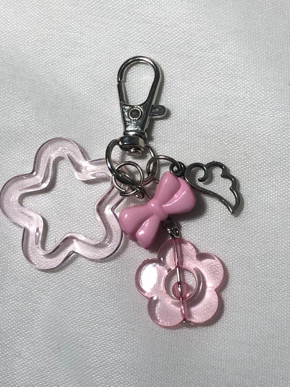 Pink Wing Keychain
