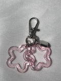 Pink Stars Keychain