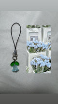 Blue Tulip Phone Charm