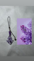 Purple Phone Charm