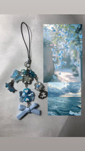 Blue Phone Charm