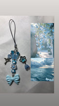 Blue Phone Charm
