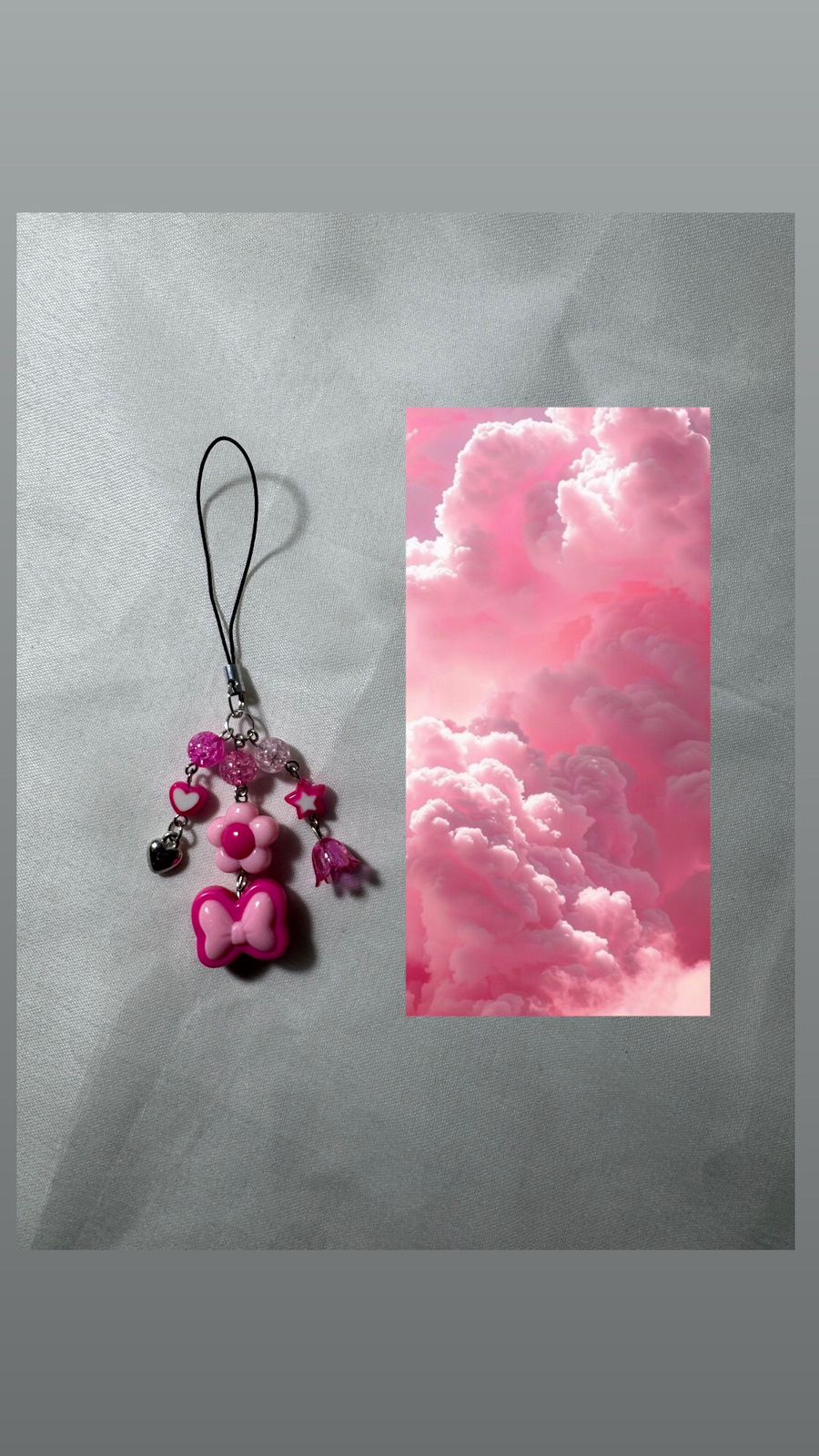 Pink Phone Charm