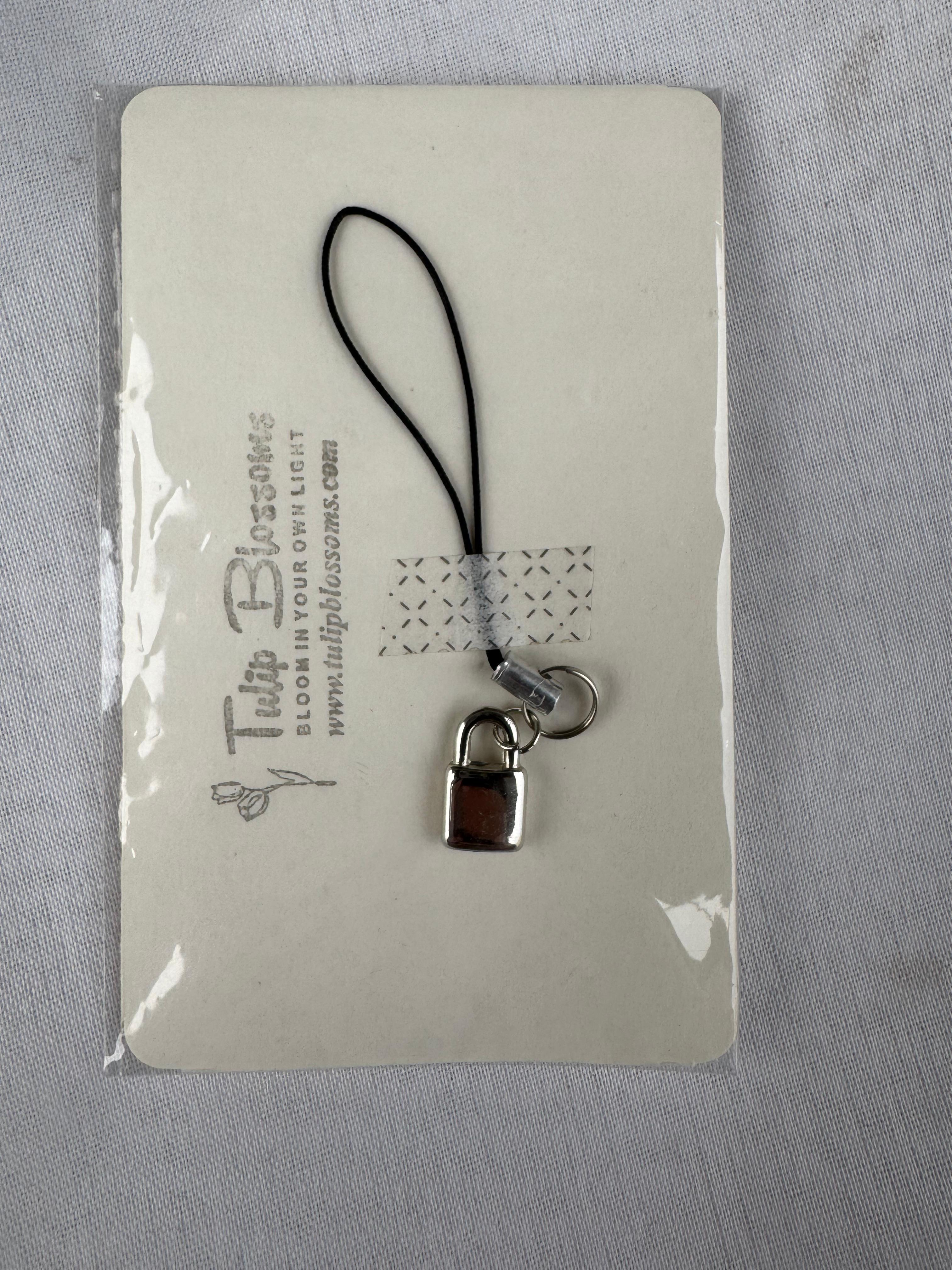 Lock Phone Charm