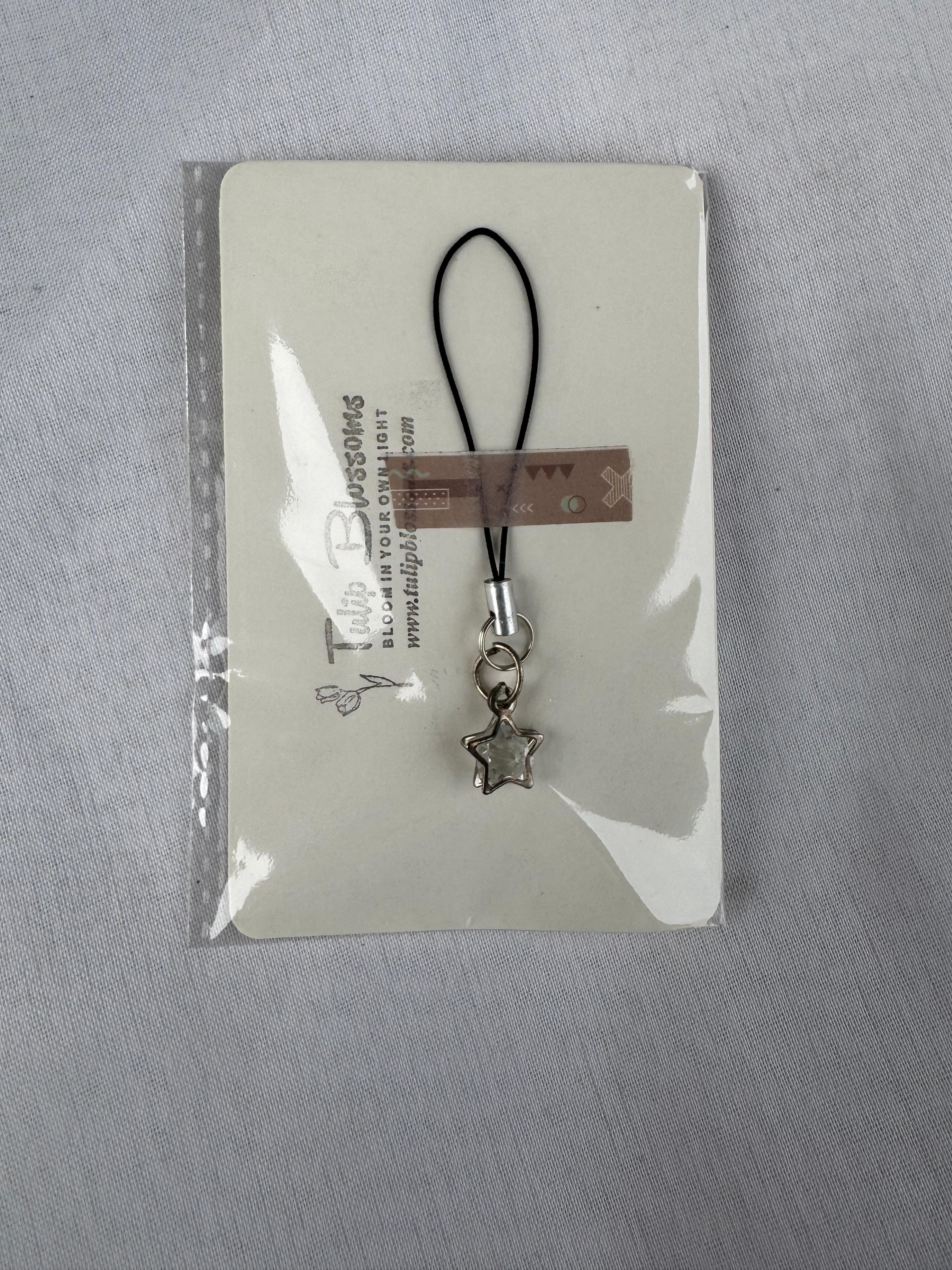 Crystal Star Phone Charm