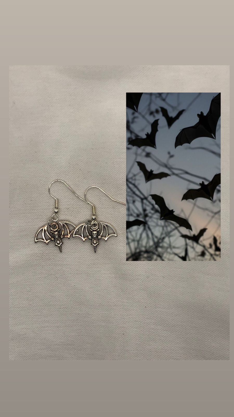 Bat Earrings