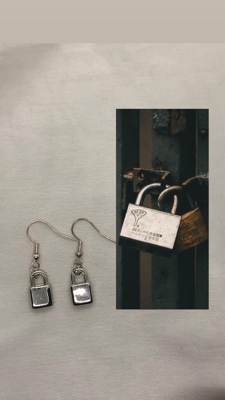 Lock Earrings
