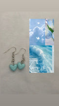 Blue Hearts Earrings