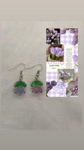Purple Tulips Earrings