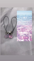 Pair of Pastel Butterfly Phone Charms