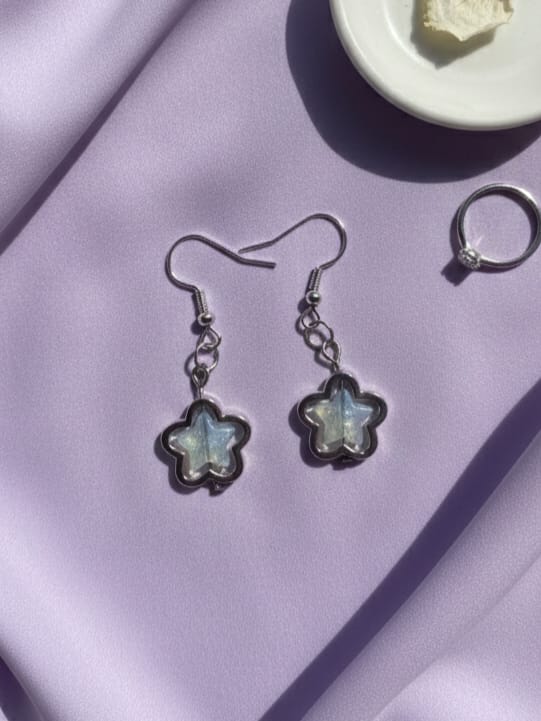 Blue Star Earrings